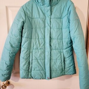 Columbia Aqua Quilted Jacket